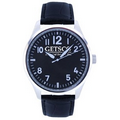 Women's Nantucket Silver-Tone Strap Watch W/ Black Dial